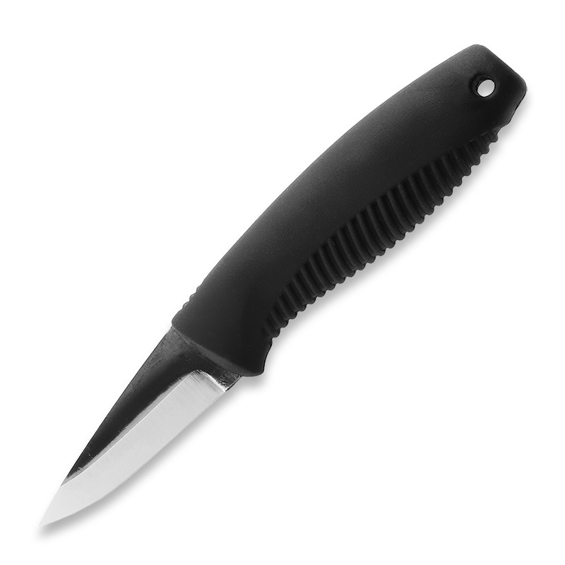 Nóż Peltonen Knives M23 Ranger Cub FJP305 Stal 80CrV2 Czarna Rękojeść TPE Czarna Pochwa Kydex