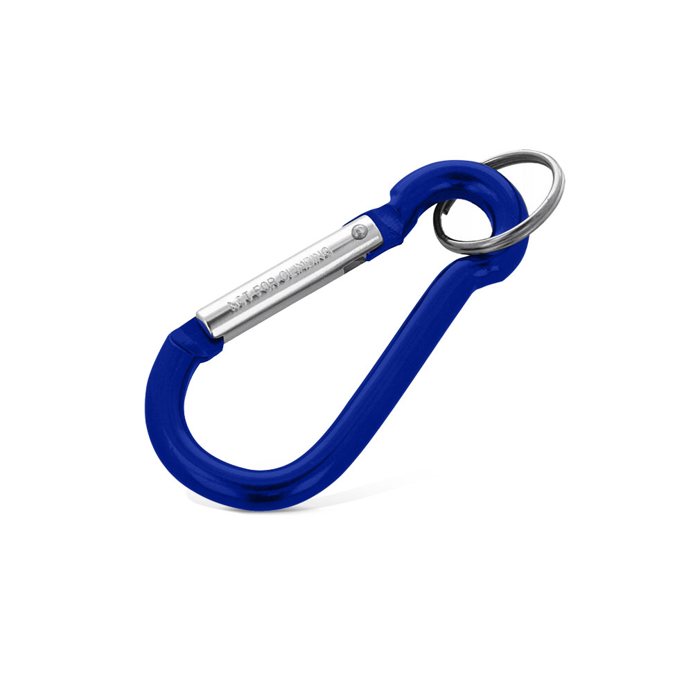 Karabińczyk FOX 8 Aluminiowy IO-30708 Niebieski 8 cm