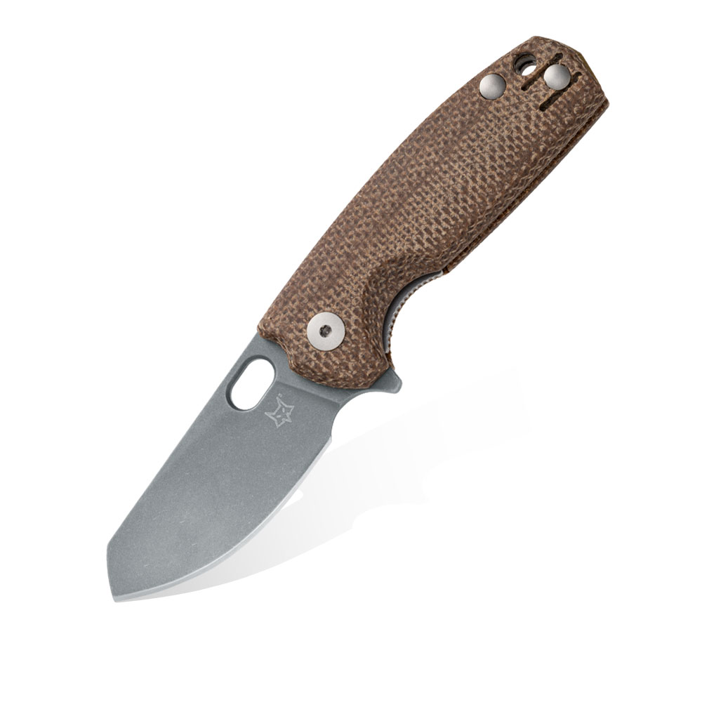 Nóż składany FOX Knives Baby Core FX-608 MC M390 Natural Micarta by Jasper Voxnæs