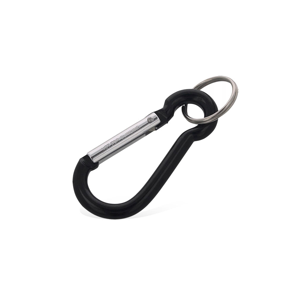 Karabińczyk FOX 6 Aluminiowy IO-30706 Czarny 6 cm