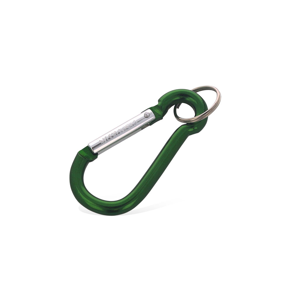 Karabińczyk FOX 6 Aluminiowy IO-30706 Zielony 6 cm