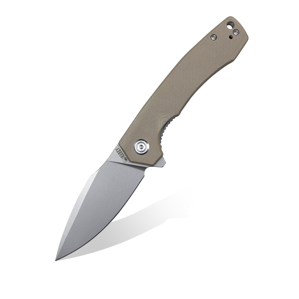 Nóż składany Kubey Calyce KU901H D2 Tan G10