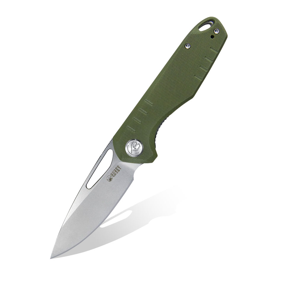 Nóż składany Kubey Doris KU324D D2 Green G10