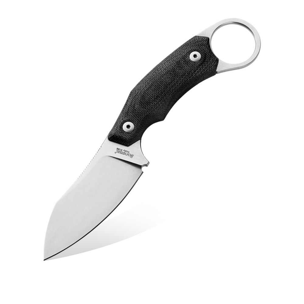 Nóż LionSTEEL H1 Stone Washed M390 Black G10