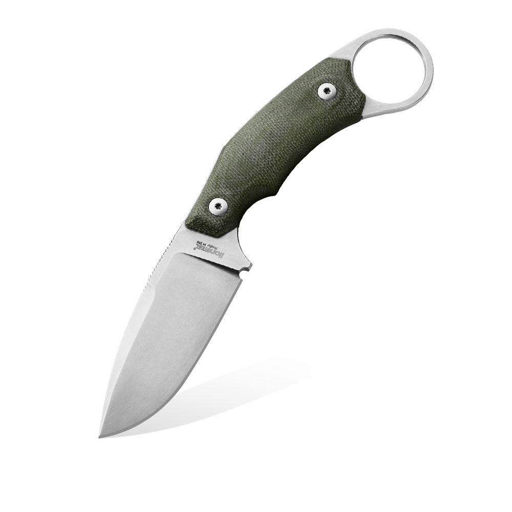 Nóż LionSTEEL H2 Stone Washed M390 Green Canvas