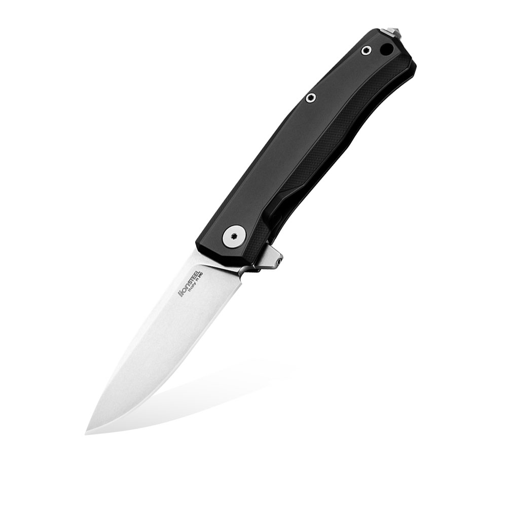 Nóż składany LionSTEEL MYTO MT01A BS Black Aluminium by Molletta