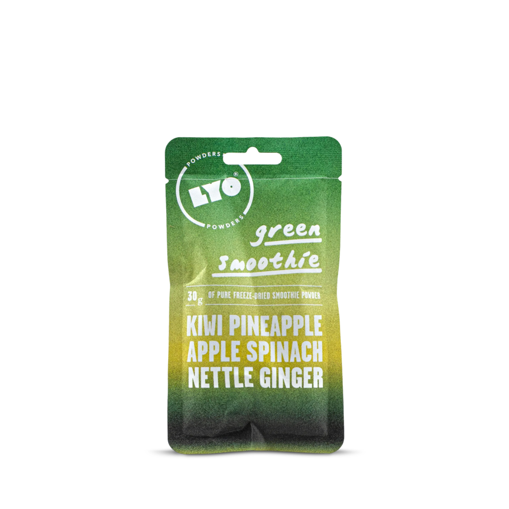 Lyofood Green Smoothie Owocowe Smoothie ze Szpinakiem, Pokrzywą i Imbirem