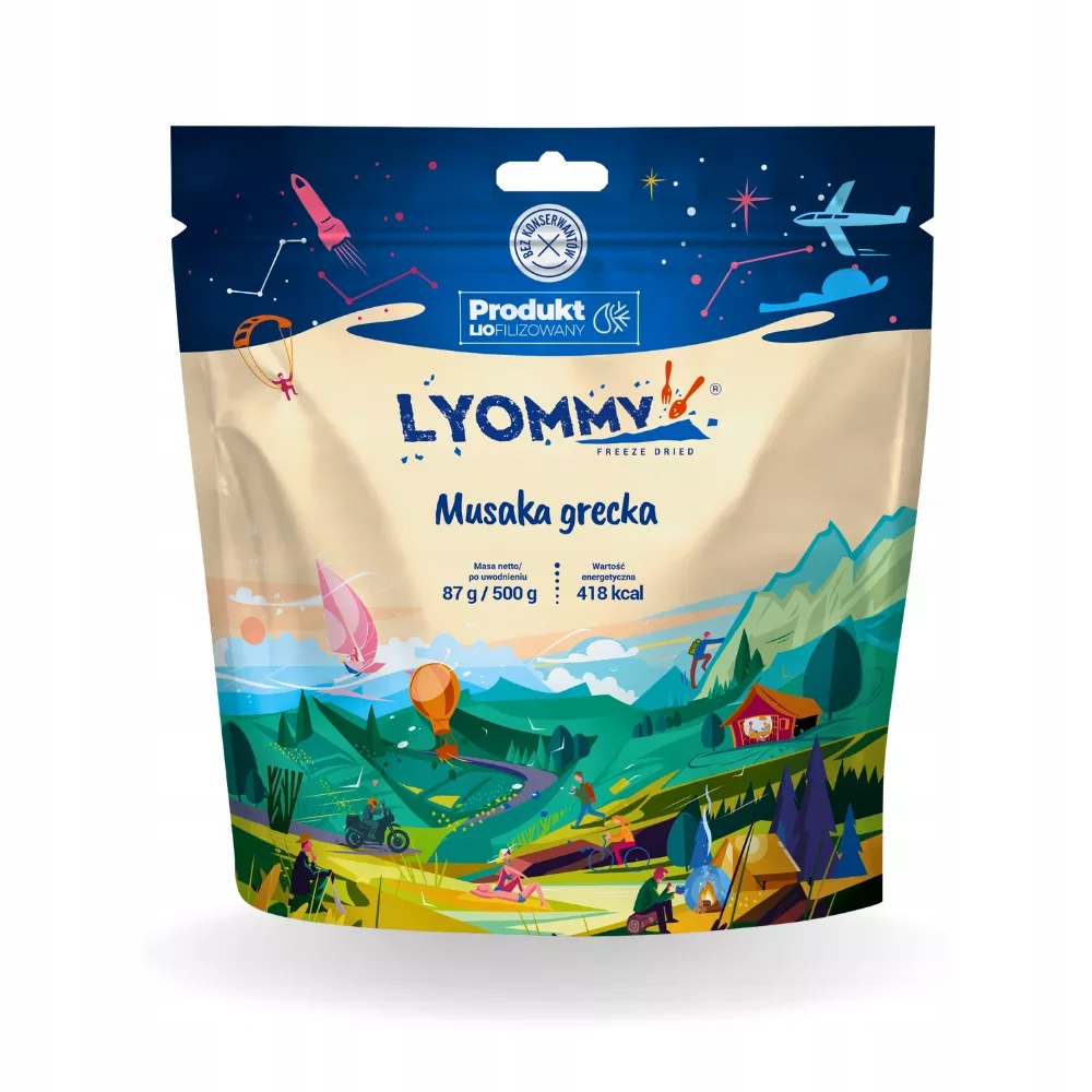 Lyommy Musaka grecka 350 g Zapiekana z kuchni greckiej