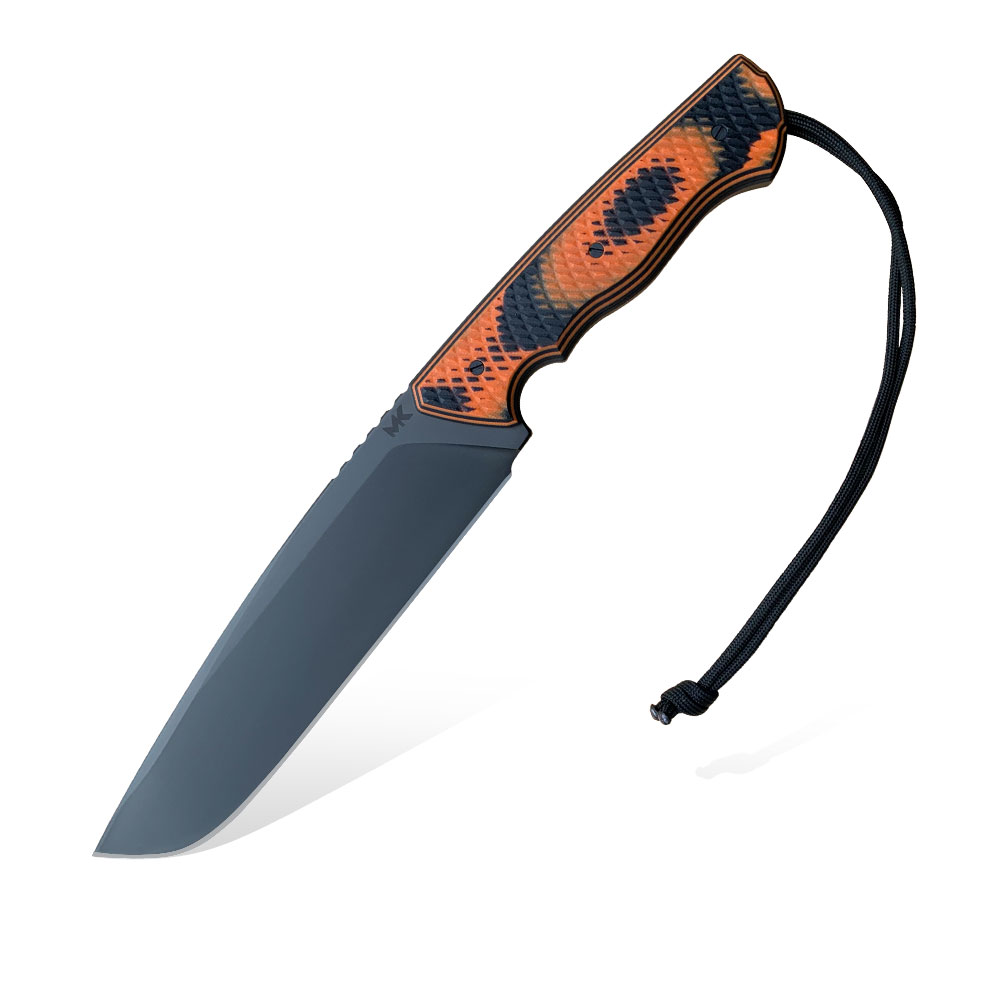 Nóż MK Knives & Tools Crowbar "Orange & Black" | Sleipner | DLC