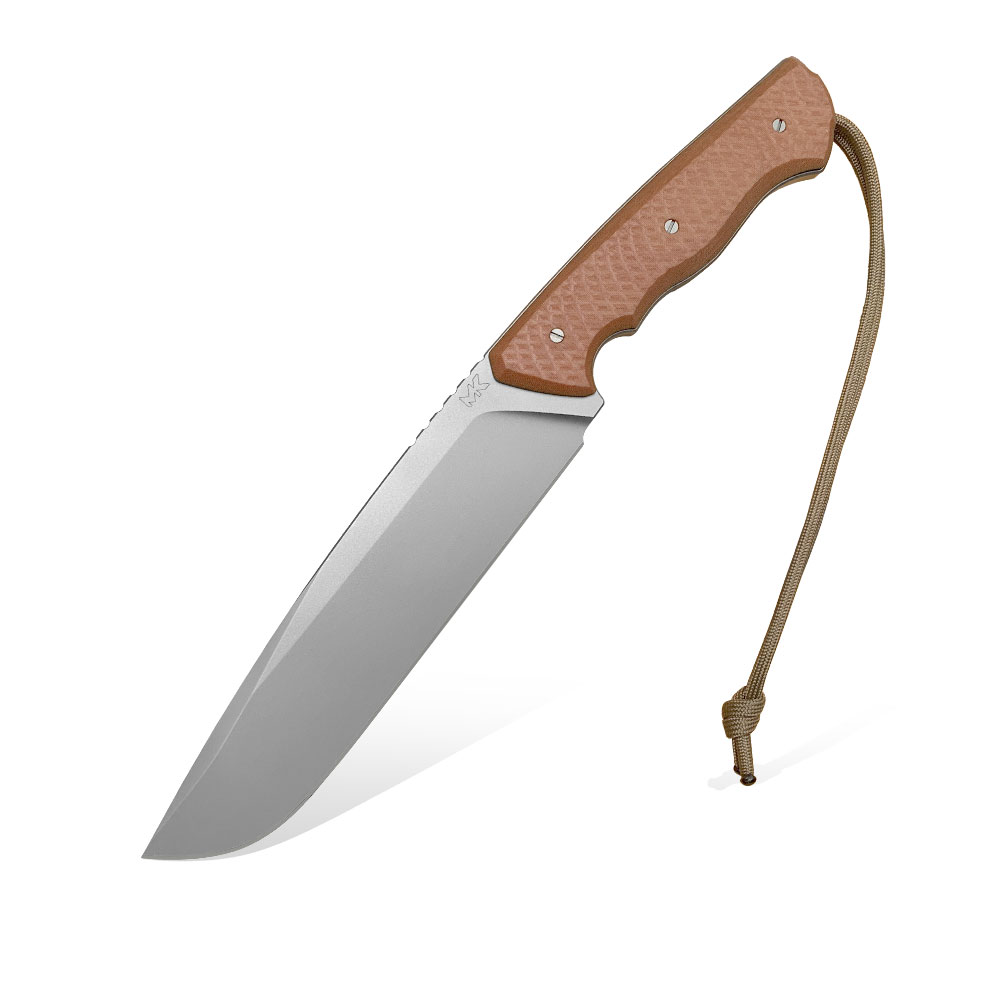 MK Knives & Tools - Crowbar MK-06.0007-01C Nóż MK Knives & Tools Crowbar "Light Brown" | Elmax | Brown Micarta - obrazek 1