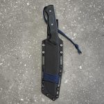 Nóż MK Knives & Tools Crowbar "Fear The Bear" Bead Blasted Elmax Black/Navy Blue Micarta/Black G10 Black Kydex - obrazek 7