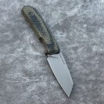 Nóż MK Knives & Tools Flin "Expedition" Sand Blasted M390 2-Tone Black/Olive Canvas Micarta OD Green G10 Liners OD Green Kydex - obrazek 4