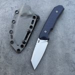Nóż MK Knives & Tools Flin "Expedition" Bead Blasted M390 Blue Canyon Richlite Gunmetal Grey Kydex Kydex