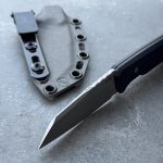 Nóż MK Knives & Tools Flin "Expedition" Bead Blasted M390 Blue Canyon Richlite Gunmetal Grey Kydex Kydex - obrazek 8