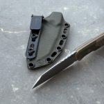 Nóż MK Knives & Tools Flin "Expedition" Bead Blasted M390 Tan G10 / OD Green Inserts OD Green Kydex - obrazek 3