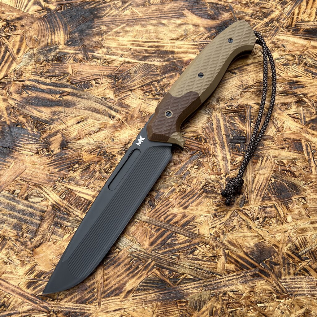 MK Knives Tools - Sentinel Postapo 0016 01 Nóż MK Knives & Tools Sentinel "Postapo" Black DLC Vanadis 4 Extra G10 Holstex - obrazek 1