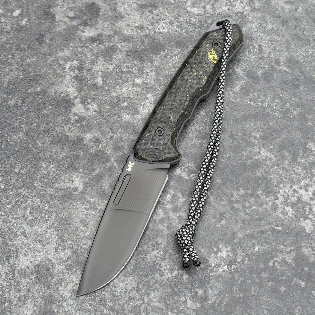 MK Knives Tools - Venn Postapo V23 MK-080022 01 Nóż MK Knives & Tools Venn 'Postapo Dark Matter' DLC Vanadis 23 FatCarbon/Charcoal Gray G10 Gray Kydex - obrazek 1