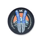 Nóż MK Knives & Tools Flin "Expedition" Bead Blasted M390 Blue Canyon Richlite Gunmetal Grey Kydex Kydex - obrazek 9