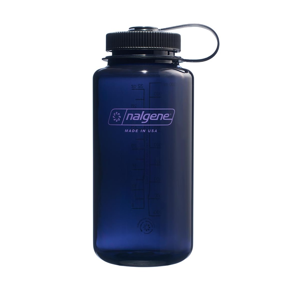 Butelka Nalgene Wide Mouth Sustain 1000 ml Oddysey Grey - Szeroki Wlew