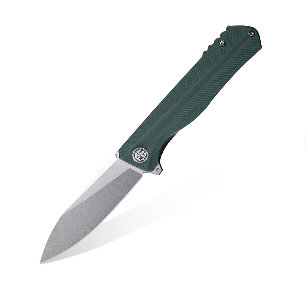 Nóż składany Petrified Fish Forward PF-818 GRW Green Stonewashed