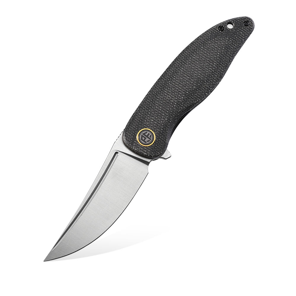 Nóż składany Petrified Fish Simum PF-P06 DMS Black Micarta