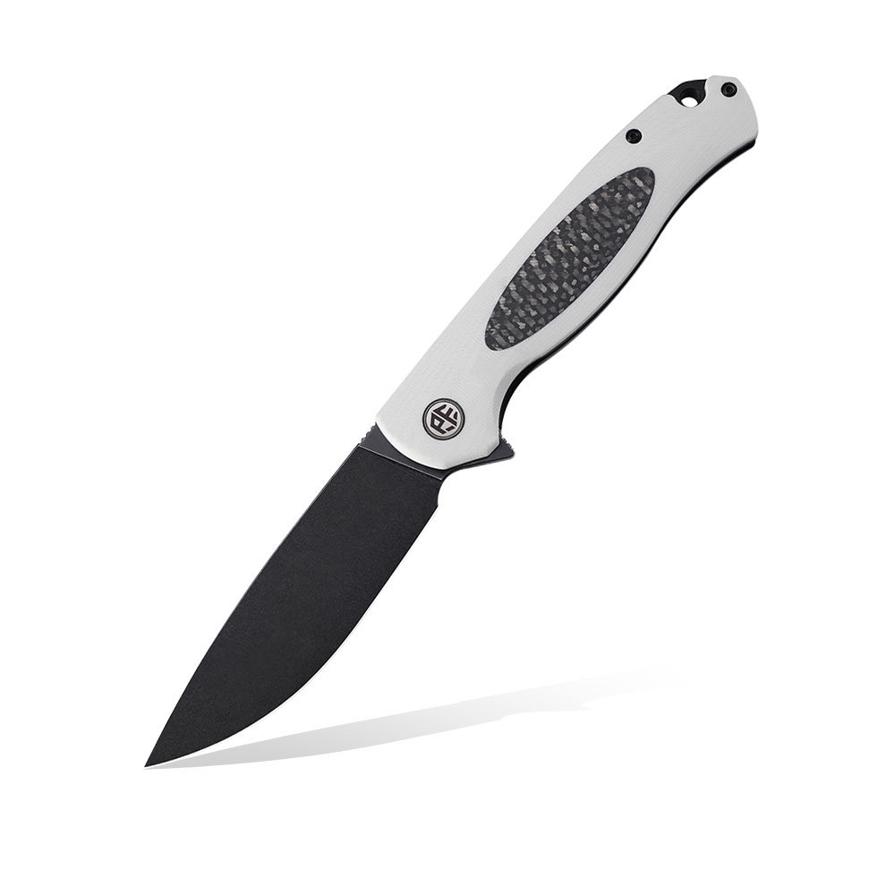 Nóż składany Petrified Fish Stamp PF-B03 WDW White G10/CF