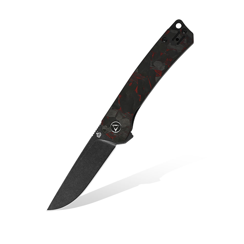 Nóż składany QSP Knife Osprey QS139-F2 Carbon z Czerwonym