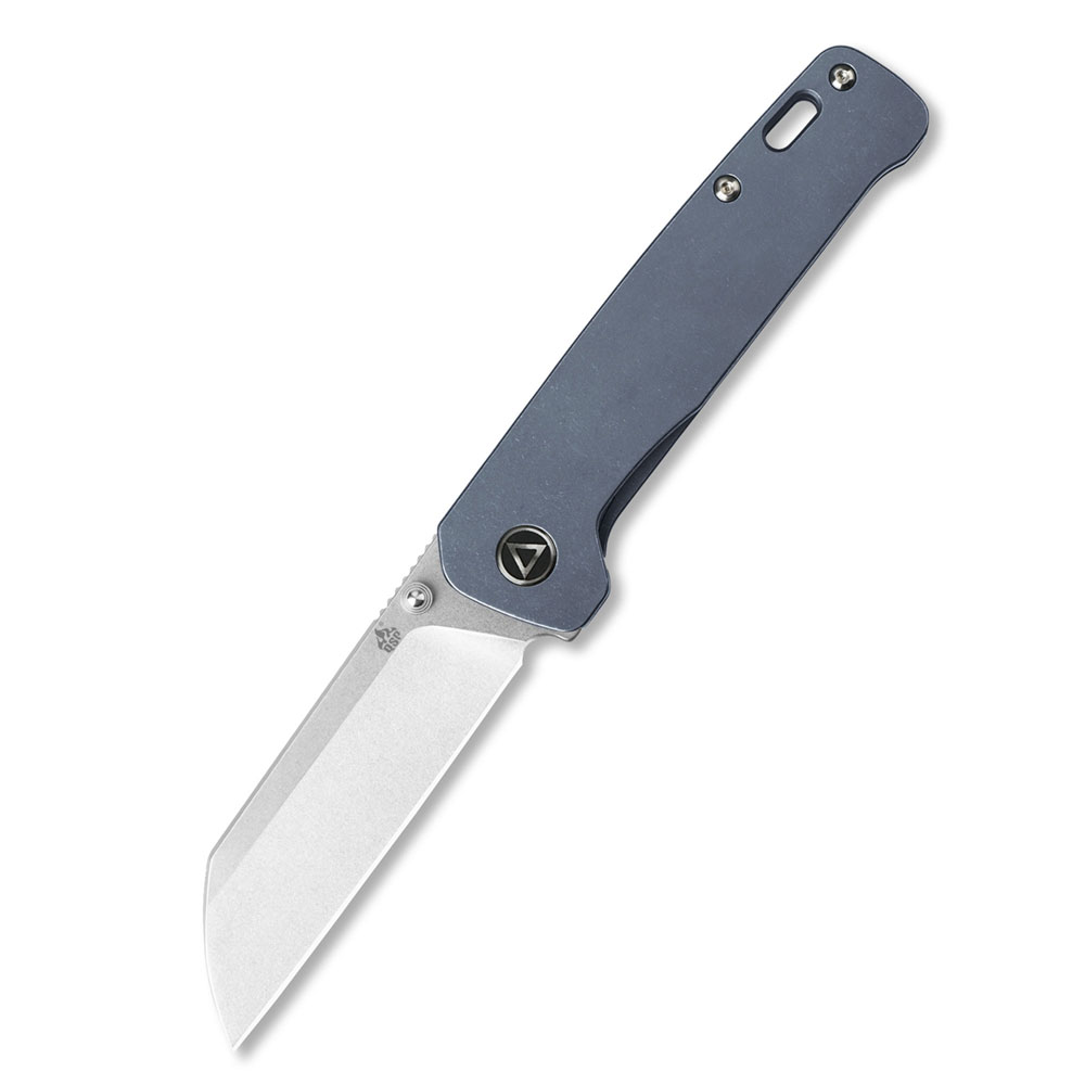 Nóż składany QSP Knife Penguin QS130-R Satin 154CM Blue Titanium
