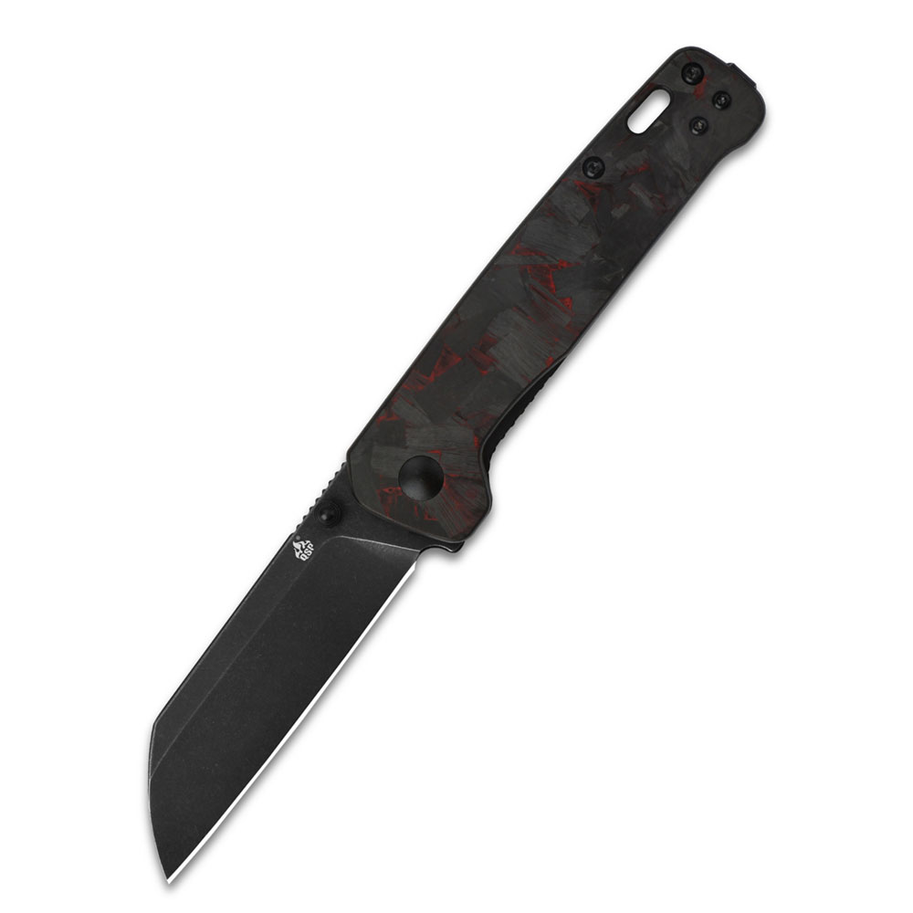 Nóż składany QSP Knife Penguin QS130-URD Carbon z Czerwonym