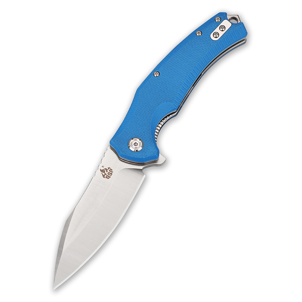 Nóż składany QSP Knife Snipe QS121-A Satin D2 Blue G10