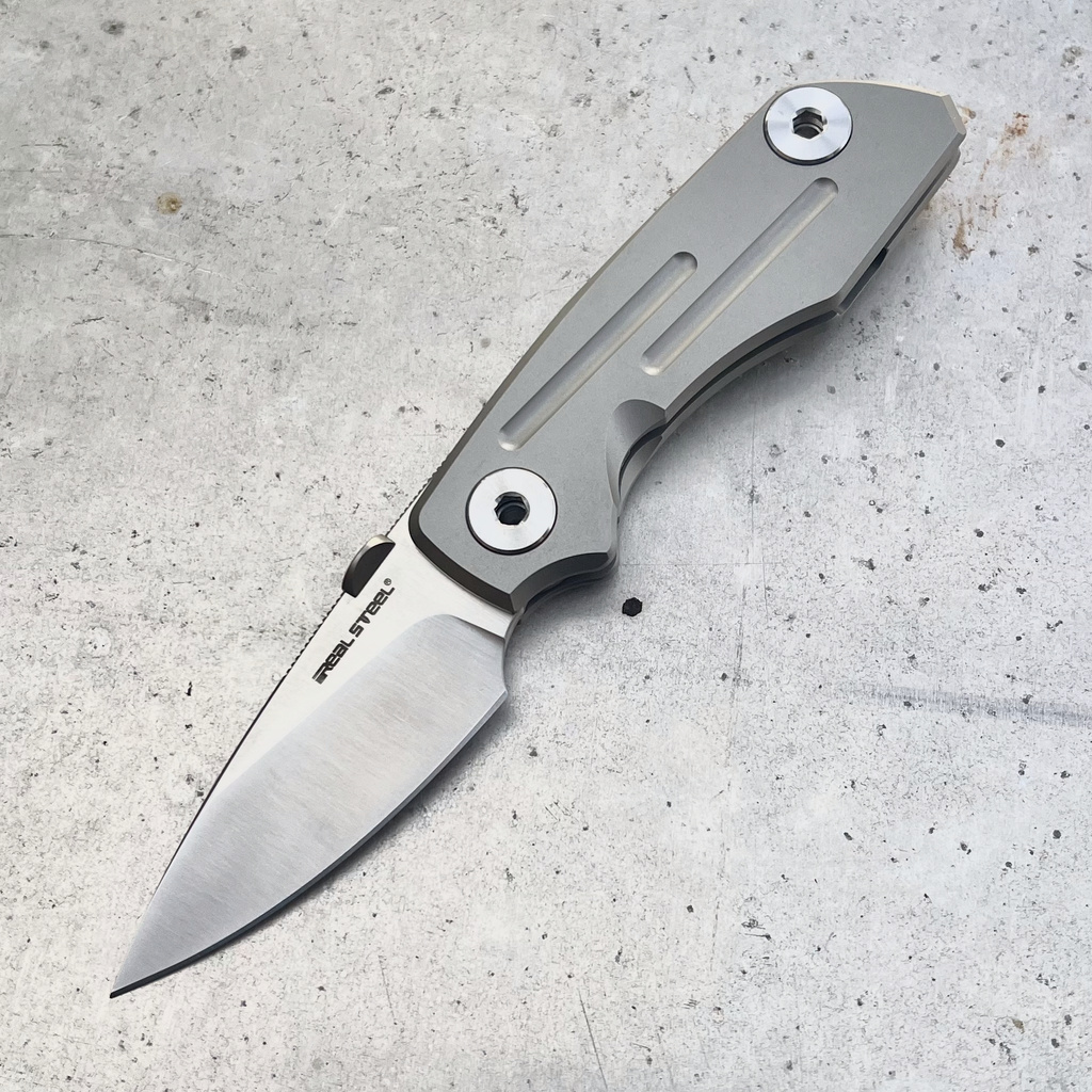 Nóż składany Real Steel 2600 Delta Frame Lock S35VN Titanium by Poltergeist Works 7101