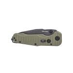 Nóż Składany Real Steel Evolution Ironclad 7912BG Tanto Thumb Stud Frame Lock Blackwash D2 Steel & OD Green G10 - obrazek 7