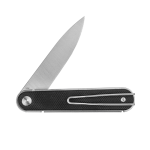 Nóż Składany Real Steel Iris 8061AB Flipper Liner Lock Satin 12C27 Black G10 - obrazek 3