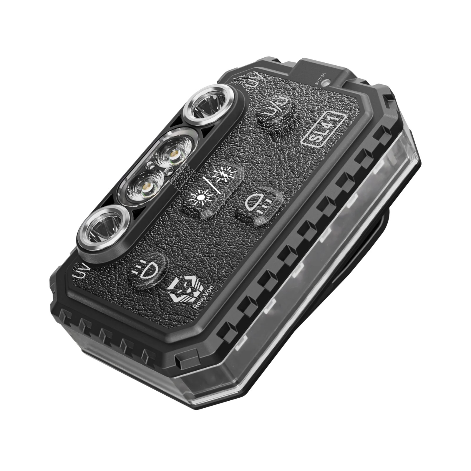 Latarka Awaryjna RovyVon SL41 Latarka Bezpieczeństwa Ostrzegawczo-Sygnalizacyjna Światła Białe UV Czerwone Niebieskie