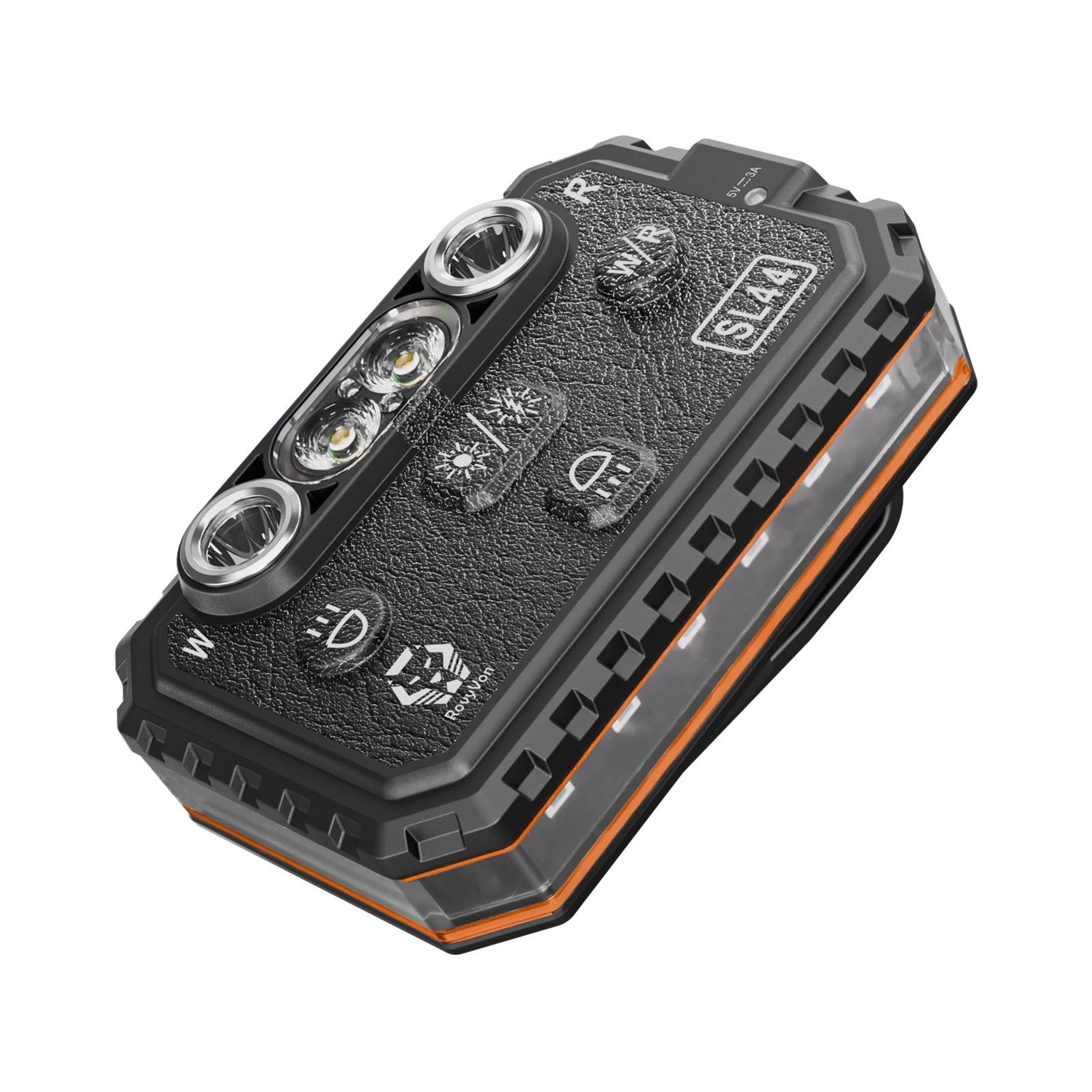 Latarka Awaryjna RovyVon SL44 Latarka Bezpieczeństwa Ostrzegawczo-Sygnalizacyjna Światła Białe Czerwone Niebieskie