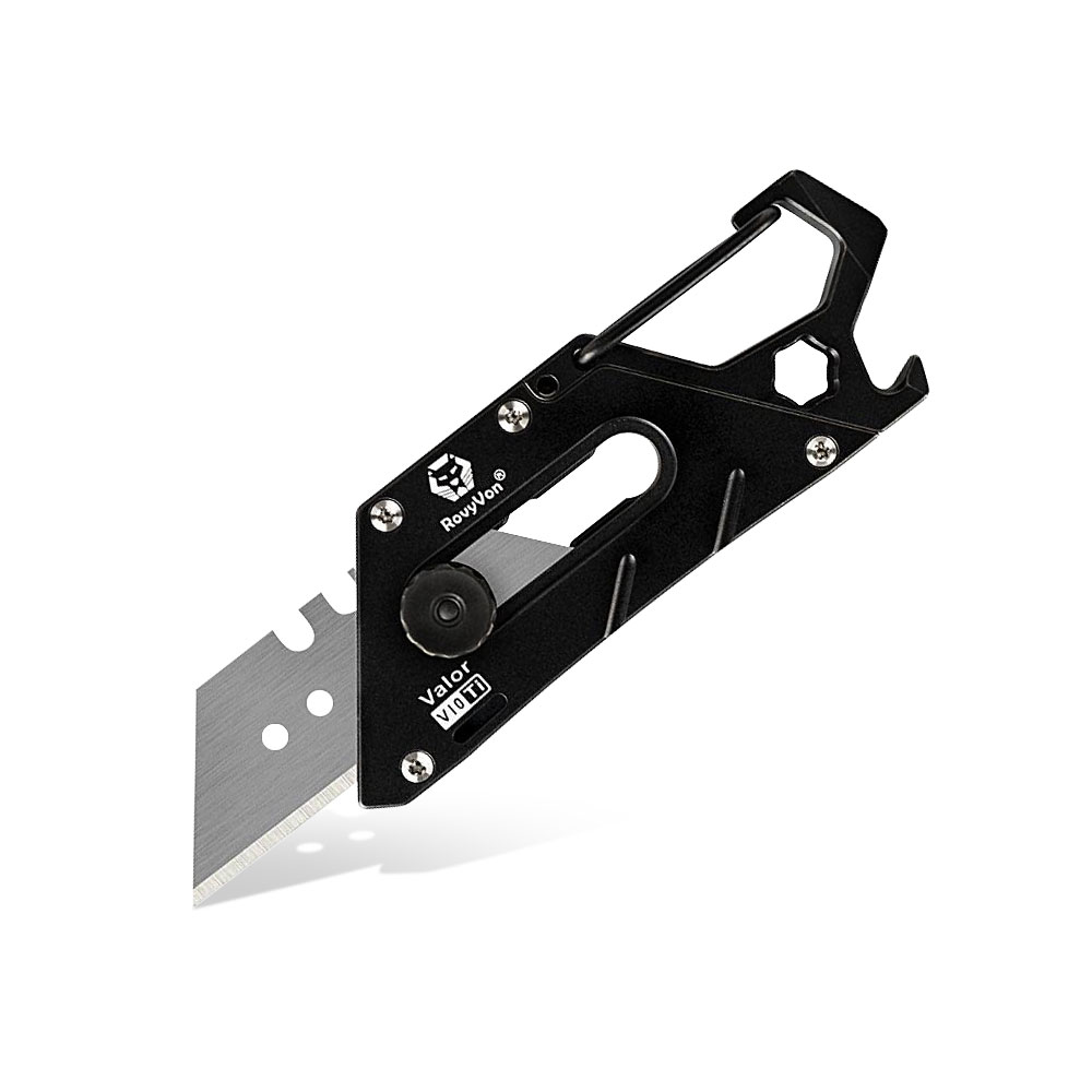 Multitool RovyVon Valor V10 Titanium PVD Black Multi-purpose Utility Tool | Nóż i Narzędzie Wielofunkcyjne