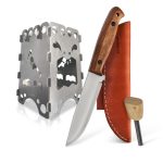 Nóż Buschcraftowy BPS Knives Adventurer z Krzesiwem i Kuchenką Turystyczną Survivalową
