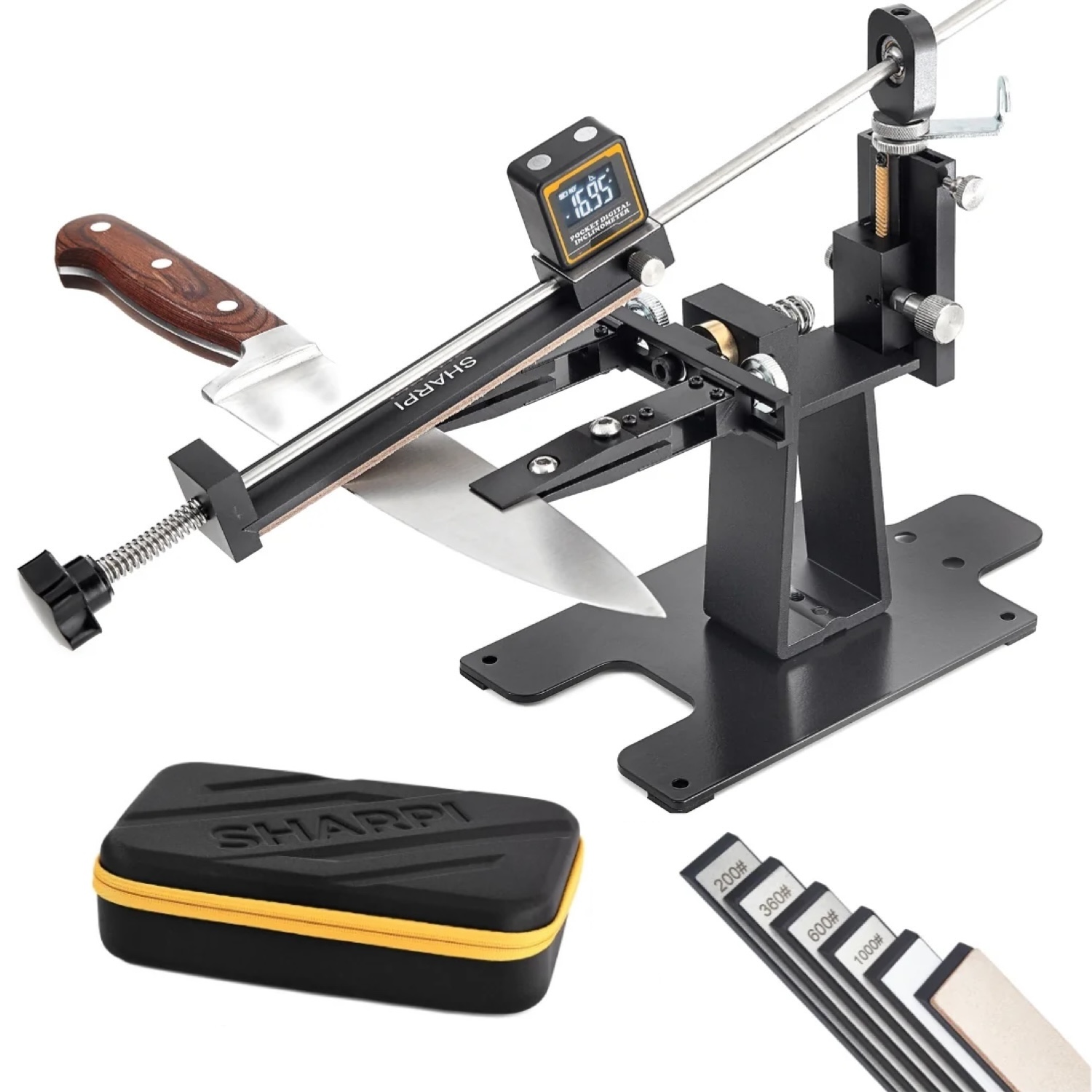 SHARPI System Ostrzący z Zestawem Kamieni Ostrzących w Walizce