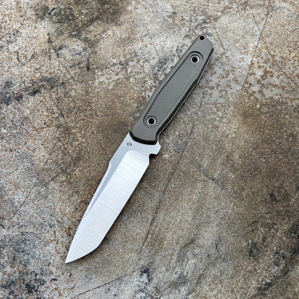 Nóż Sliwkosky Knives Eternal "Moss" | Satin Elmax Green Canvas Micarta Green Kydex