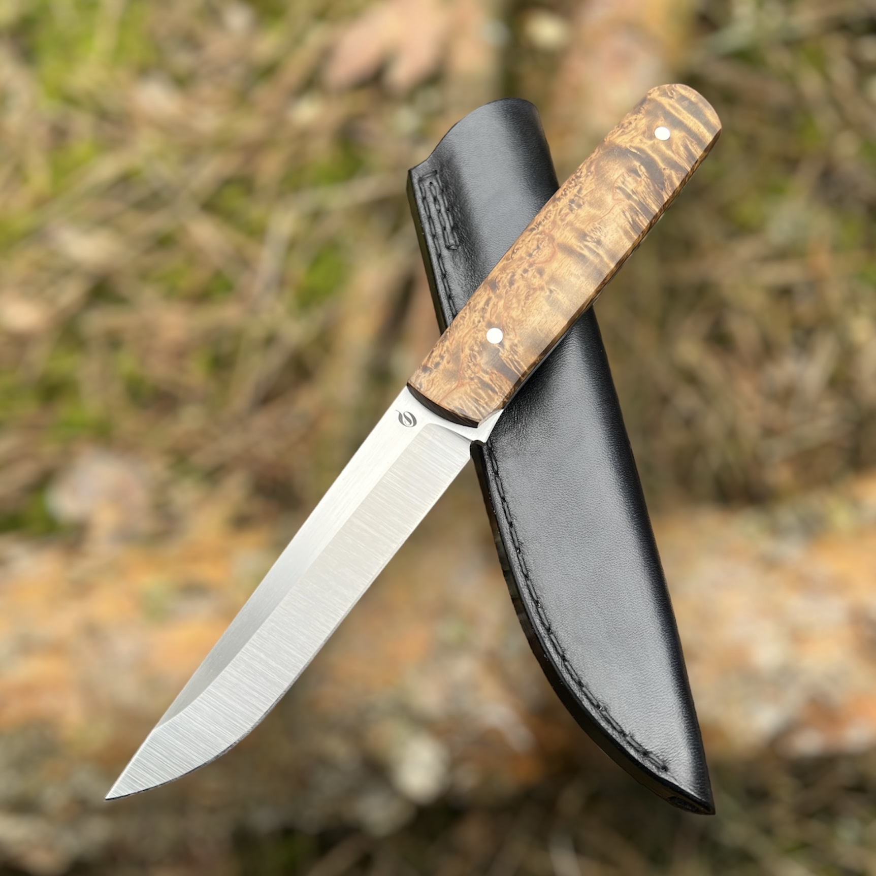Sliwkosky Knives Full Tang Puukko "Smoky"