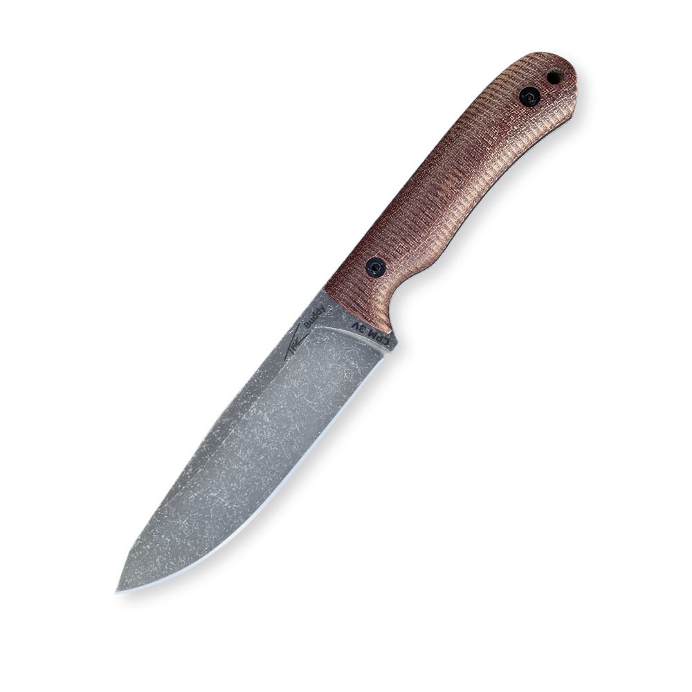 Nóż TFK - Tanev Family Knives Buddy | CPM 3V | Natural Micarta