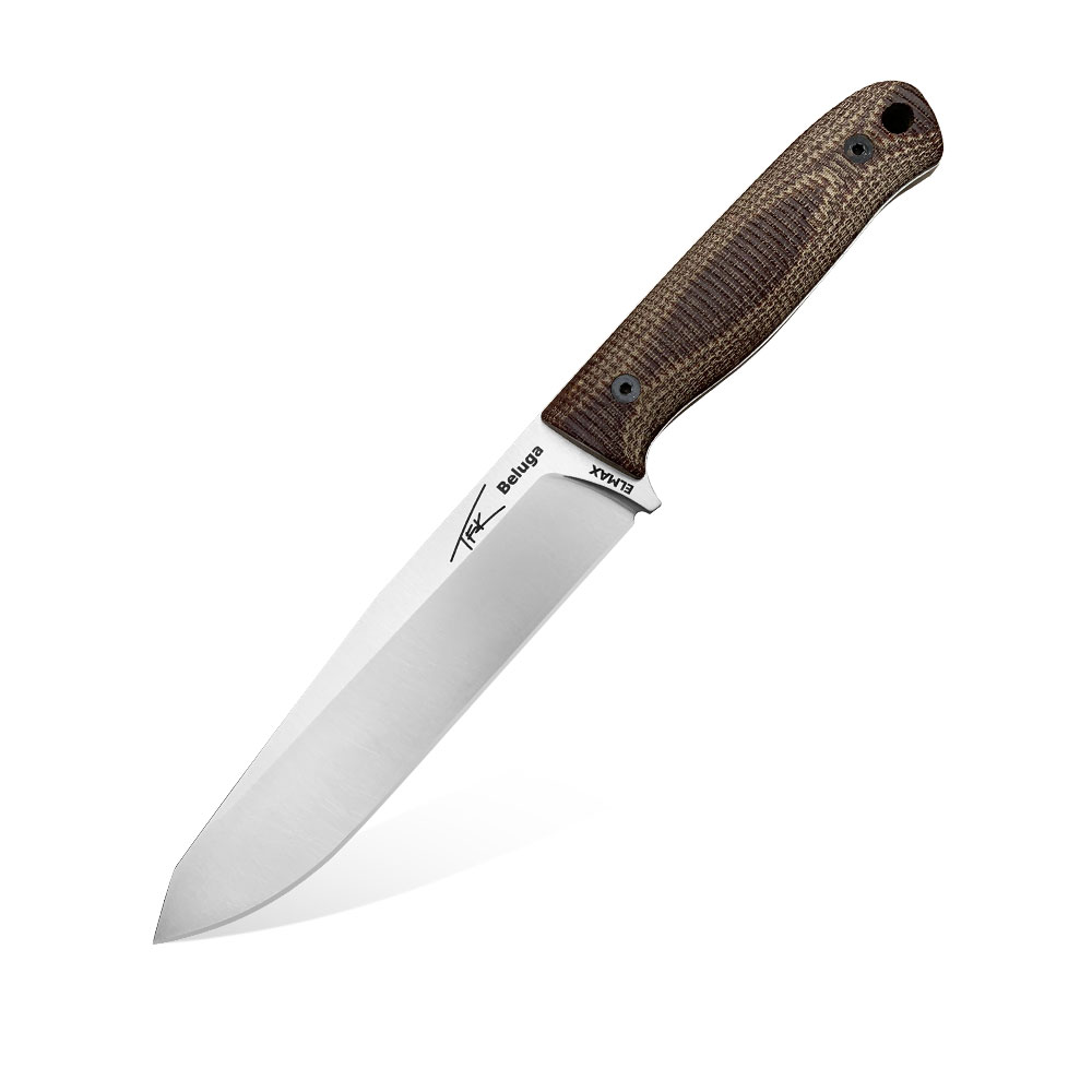 Nóż TFK - Tanev Family Knives Beluga | Elmax | Burlap Micarta