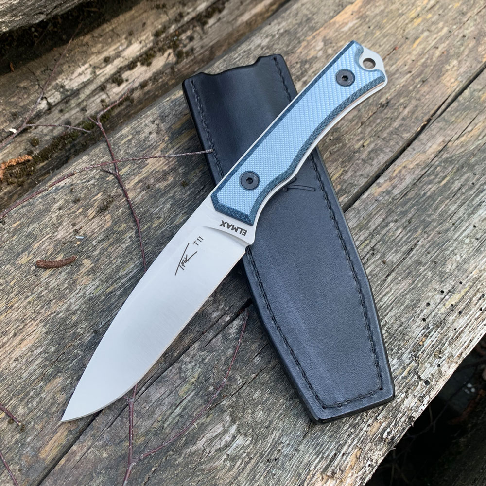 Nóż TFK - Tanev Family Knives T11 Alutex G10 Blue | Elmax