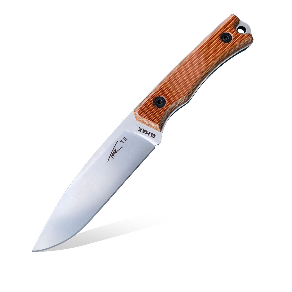 Nóż TFK - Tanev Family Knives T11 Natural Canvas Micarta | Elmax
