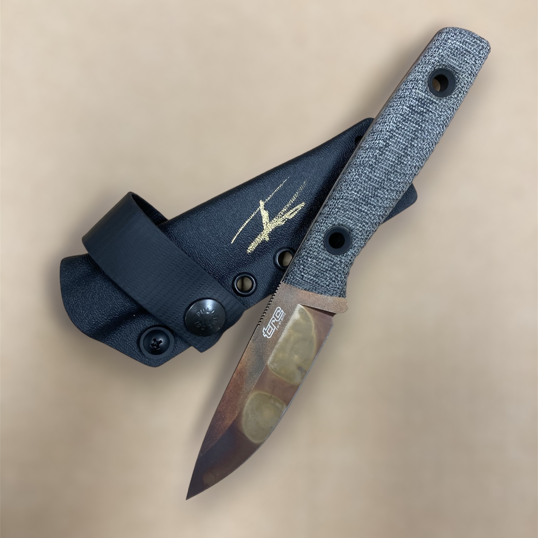 Nóż TRC Knives Classic Freedom Apocalyptic BCM | Andrius Tricius Signature