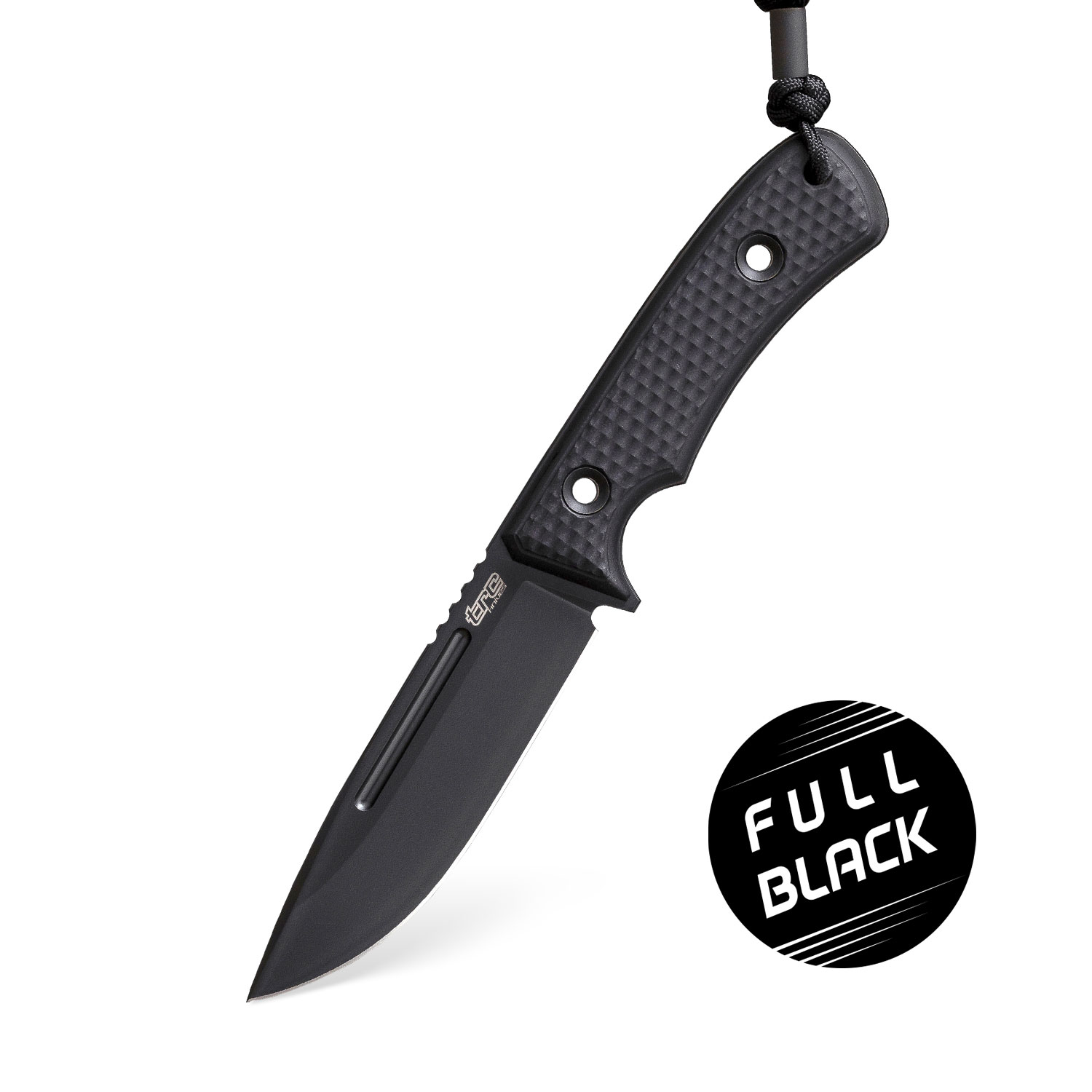 TRC-South-Pole-V4E-Full-Black-02 Nóż TRC Knives South Pole FULL BLACK DLC Vanadis 4 Extra Black G10 Kydex - obrazek 1