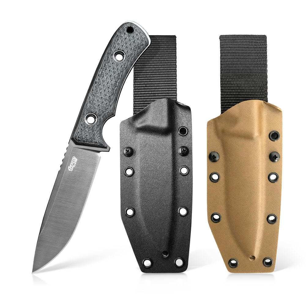 Nóż TRC Knives South Pole | Zestaw z 2 Pochwami Kydex: Czarną i Coyote