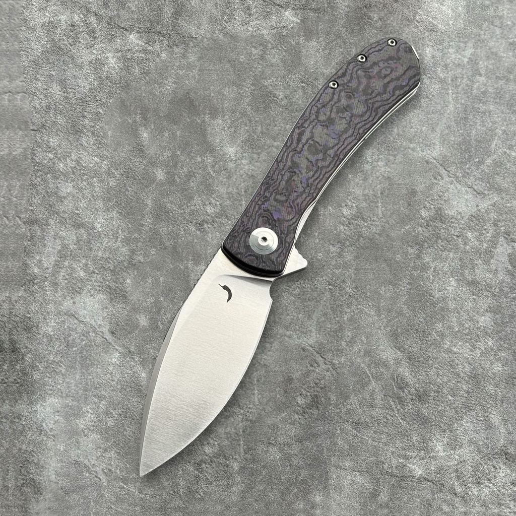 Nóż Składany Trollsky Knives Mandu XL MT029-XL Liner Lock Satin MagnaCut Purple Haze FatCarbon