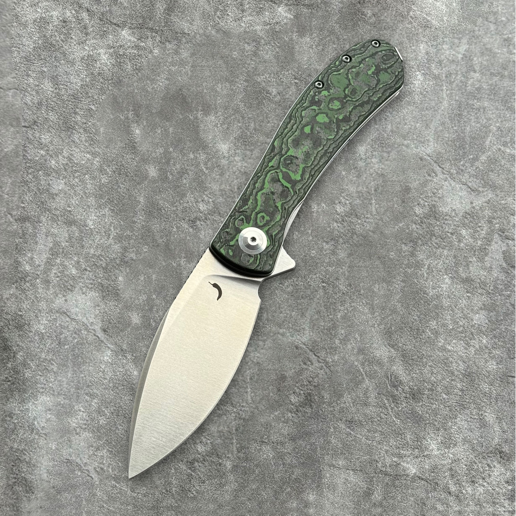 Nóż Składany Trollsky Knives Mandu XL MT031-XL Liner Lock Satin MagnaCut Jungle Wear FatCarbon