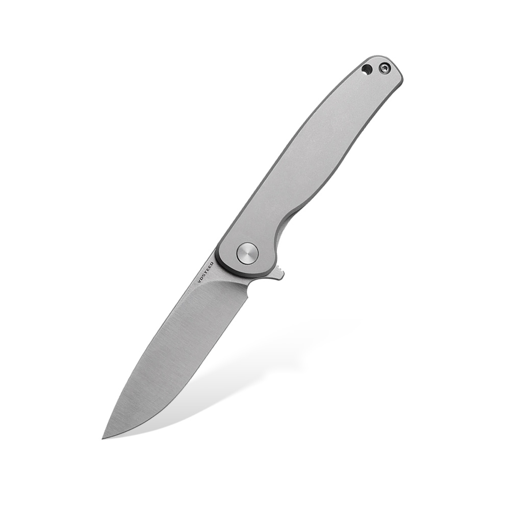 Nóż składany Vosteed Mini Labrador Frame Lock Satin 14C28N Titanium A3001